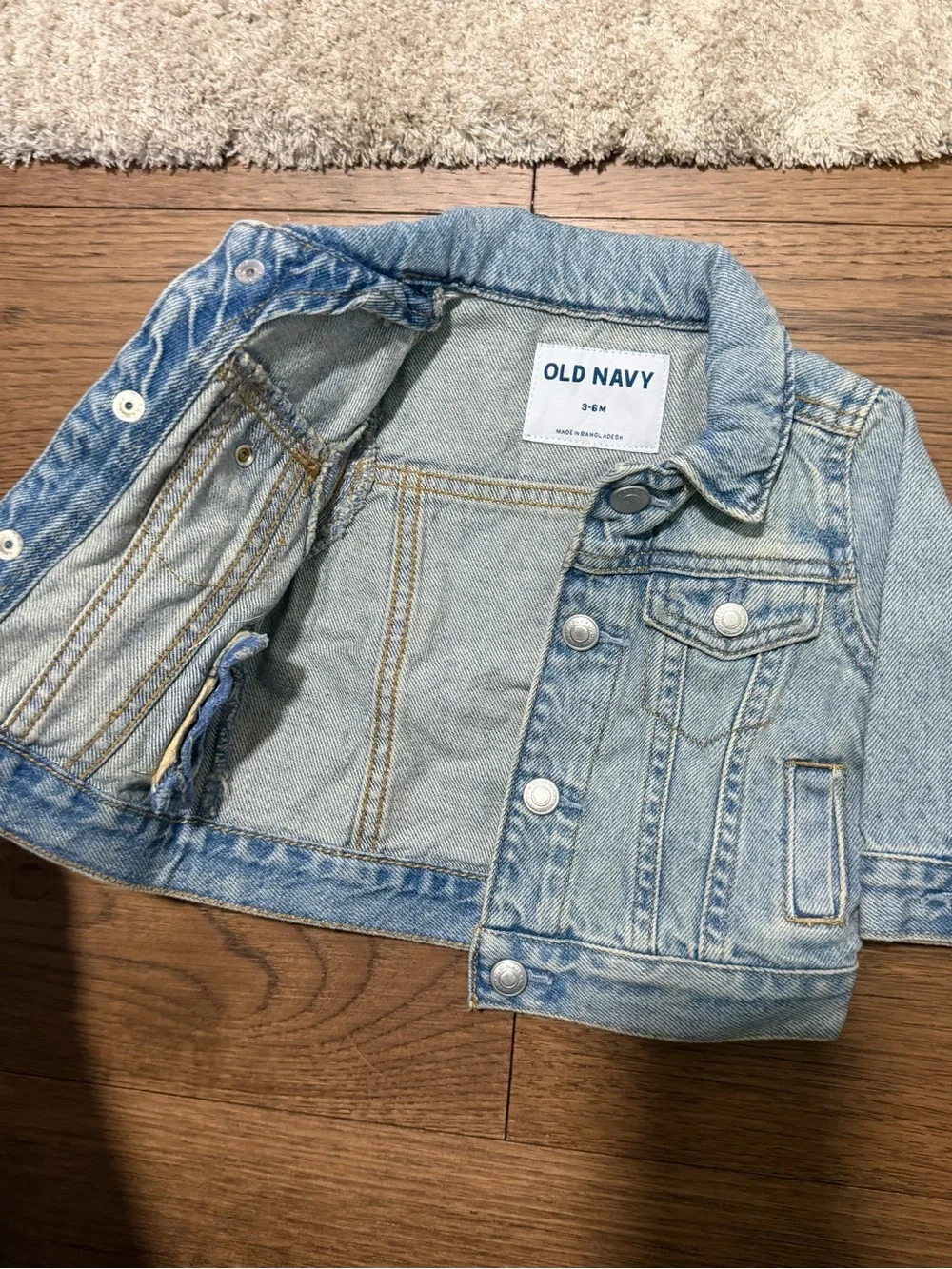 Old Navy Baby Girl Jean Jacket Size 3-6 Month